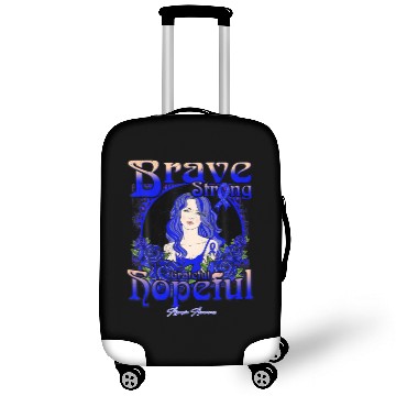 Discover Apraxia Awareness Brave Strong Grateful Hopeful - Luggage Covers
