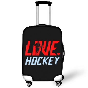 Discover Ice Hockey Love Hockey Luggage Covers