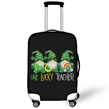 Discover One Lucky Gnomes Teacher - St Patricks Day Gnomes Luggage Covers