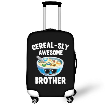 Discover Kids Cute Matching Big Bro Older Brother Cereal Lo Luggage Covers