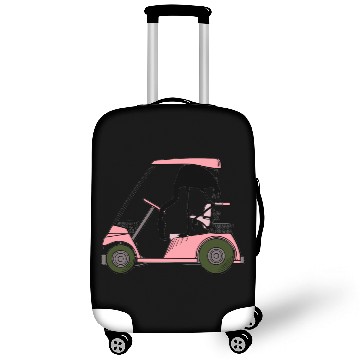 Discover Funny Golf Theme Golf Cart Flamingo Golf Caddy Luggage Covers