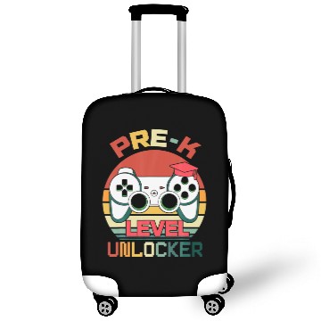 Discover Pre-K Level Unlocked Video Gamer Back To School Pr Luggage Covers