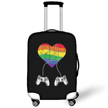 Discover Game Controller Gay Pride Gaming Gaymer Rainbow LG Luggage Covers