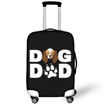Discover Mens Cavalier King Charles Spaniel Dog Dad Funny D Luggage Covers