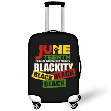 Discover Junenth Celebrating 1865-I'm Blackity Black Black Luggage Covers