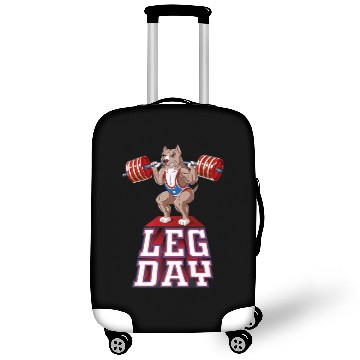 Discover Leg Day Amstaff Weight Lifting Squat Gym Luggage Covers