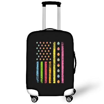 Discover Easter Day American Eggs Flag Funny Men Women Luggage Covers