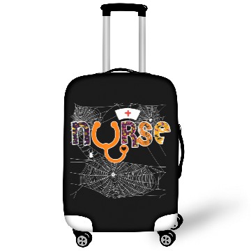 Discover Nurse Halloween With Pumpkin Boo Spider Wicth Luggage Covers