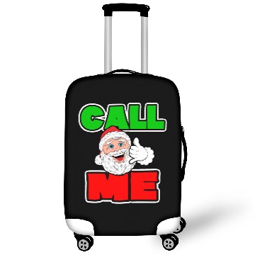 Discover Bad Santa Call Me Pick Up Line Polo Luggage Covers