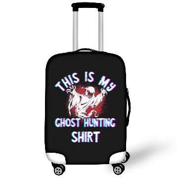 Discover Ghost Hunting Costume Paranormal Investigator Ghos Luggage Covers