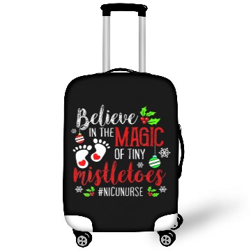 Discover NICU Nurse Christmas Xmas Cute Luggage Covers