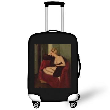 Discover Nice Girl, circa 1940s Pin Up Art Luggage Covers