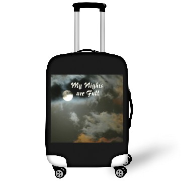 Discover My Nights are Full Moon Night Shift Plus Size Luggage Covers