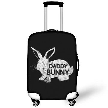 Discover Daddy Bunny Matching Couple Family Easter Day Desi Luggage Covers