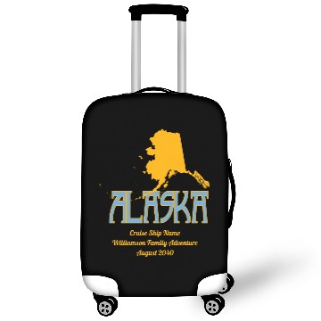 Discover Alaska Family Cruise Vacation Luggage Covers