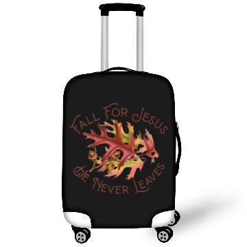Discover Fall For Jesus He Never Leaves Autumn Christian Ac Luggage Covers