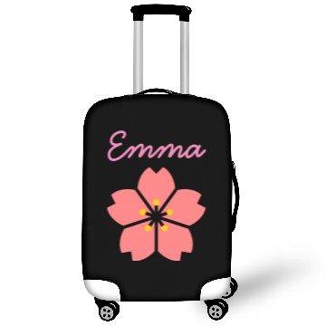 Discover Cute Coral Pink Cherry Blossom Flower Luggage Covers