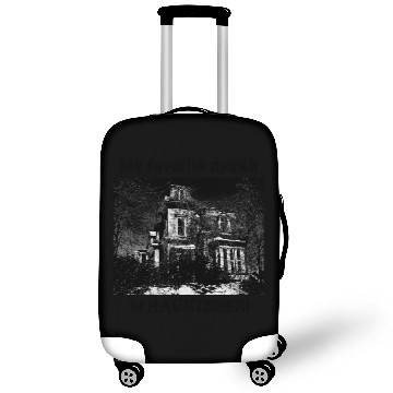 Discover Haunted house-My favorite month is Hauntober Luggage Covers