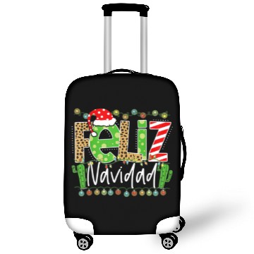 Discover Feliz Navidad Cactus Spanish Christmas Matching Pa Luggage Covers
