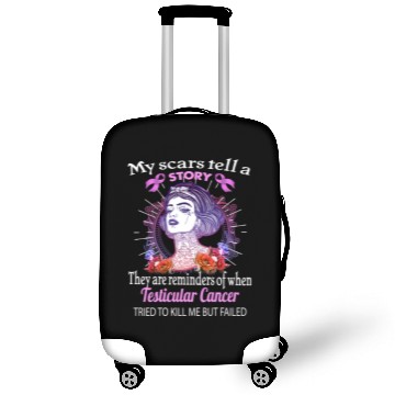 Discover testicular cancer tried to kill me but failed gift Luggage Covers