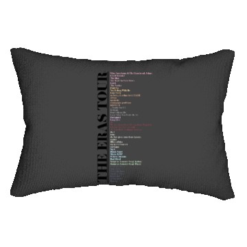 Discover eras tour UPDATED SETLIST Lumbar Pillows