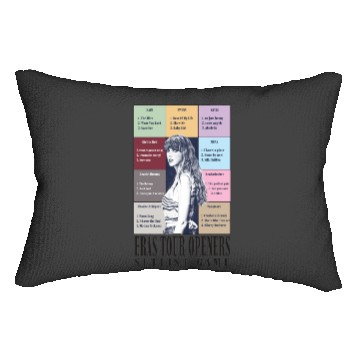 Discover Eras Tour Setlist(3) Lumbar Pillows