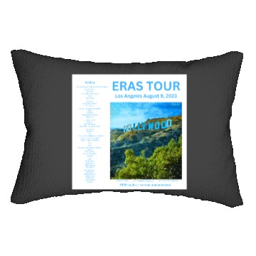 Discover Eras Tour Setlist - Los Angeles Night 6 Lumbar Pillows