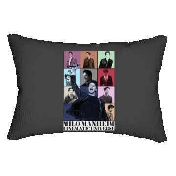 Discover Milo Manheim Cinematic Universe (Eras tour style) Lumbar Pillows
