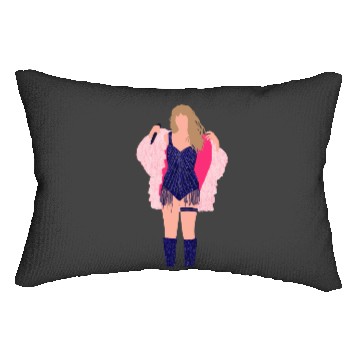 Discover Eras Tour Midnights Outfit art Lumbar Pillows