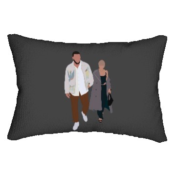 Discover taylorr Swift as Jesus, Travis Kelce taylorr Swift Lumbar Pillows
