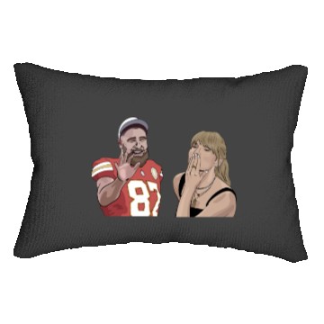 Discover taylorr Swift Travis Kelce Lumbar Pillows