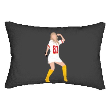 Discover taylorr Swift x Travis Kelce Jersey (V3) Lumbar Pillows