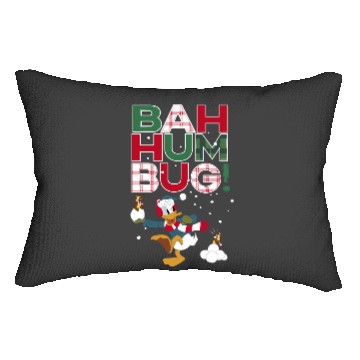 Discover Donald Duck Chip N Dale Bah Humbug Lumbar Pillows, Funny Disney Christmas Lumbar Pillows