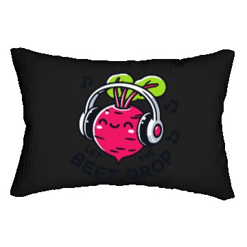 Discover Let The Beet Drop Music Pun Lumbar Pillows