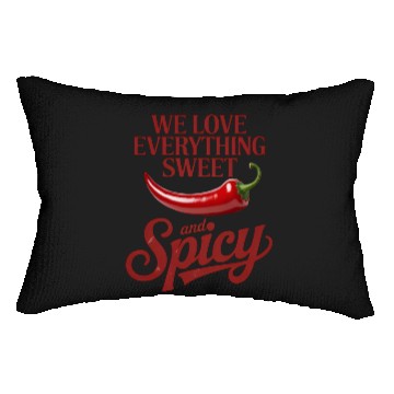Discover Spicy Sweet Chili Pepper Design Lumbar Pillows