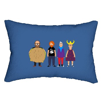Discover Bob's Burgers Phish by Custeez Lumbar Pillows
