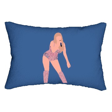Discover eras tour lover leaning forwarsd Lumbar Pillows