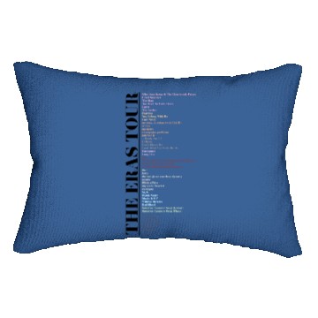 Discover eras tour UPDATED SETLIST Lumbar Pillows