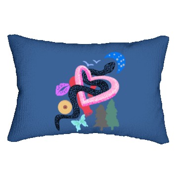 Discover TaylorSwift eras inspired logo Lumbar Pillows