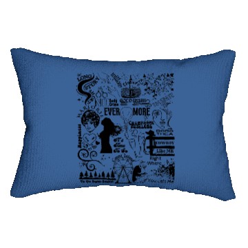 Discover Evermore Eras Tour Track List Lumbar Pillows