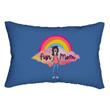 Discover Boho Rainbow Bobs Burgers Linda Belcher Fun Mom Lumbar Pillows