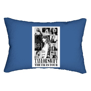 Discover eras tour black and white Lumbar Pillows