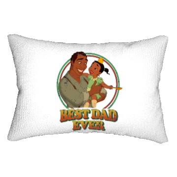 Discover Retro James And Tiana Best Dad Ever Disney Lumbar Pillows