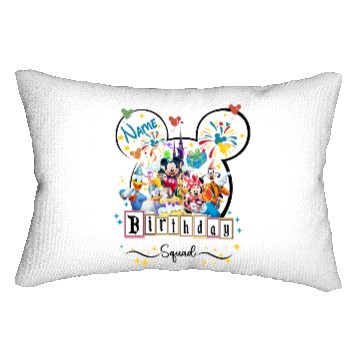 Discover Disney Birthday Squad Lumbar Pillows