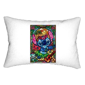 Discover Aloha Stitch Lumbar Pillows, Funny Stitch Lumbar Pillows, Cute Stitch Disney Lumbar Pillows, Disney Holiday Lumbar Pillows