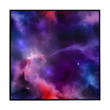 Discover Galaxy nebula abstract design Mahjong Mats