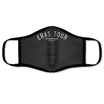 Discover Eras Tour Setlist Face Masks
