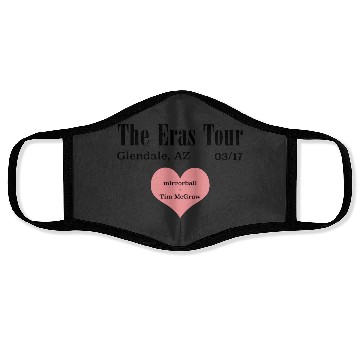 Discover Eras Tour Glendale Show Face Masks