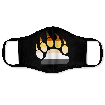 Discover Cool Gay Bears pride flag Bear Paw Face Masks
