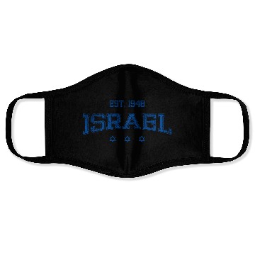 Discover Israel-blue Face Masks